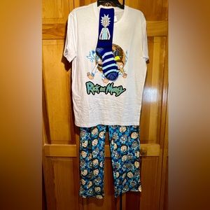 Rick and Morty 3 pc lounge set NWT